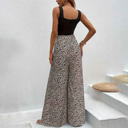 Stretch Slim Women Belt Bow Trousers