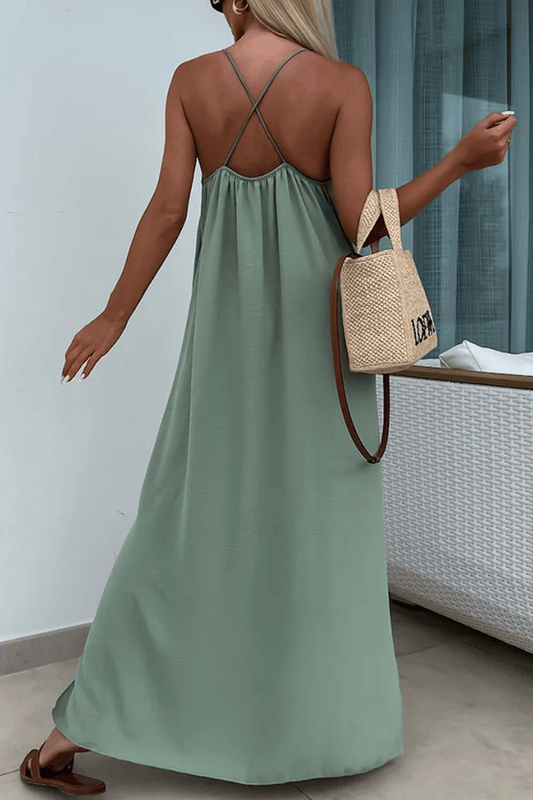 Soléana® | Robe Longue Évasée à Bretelles