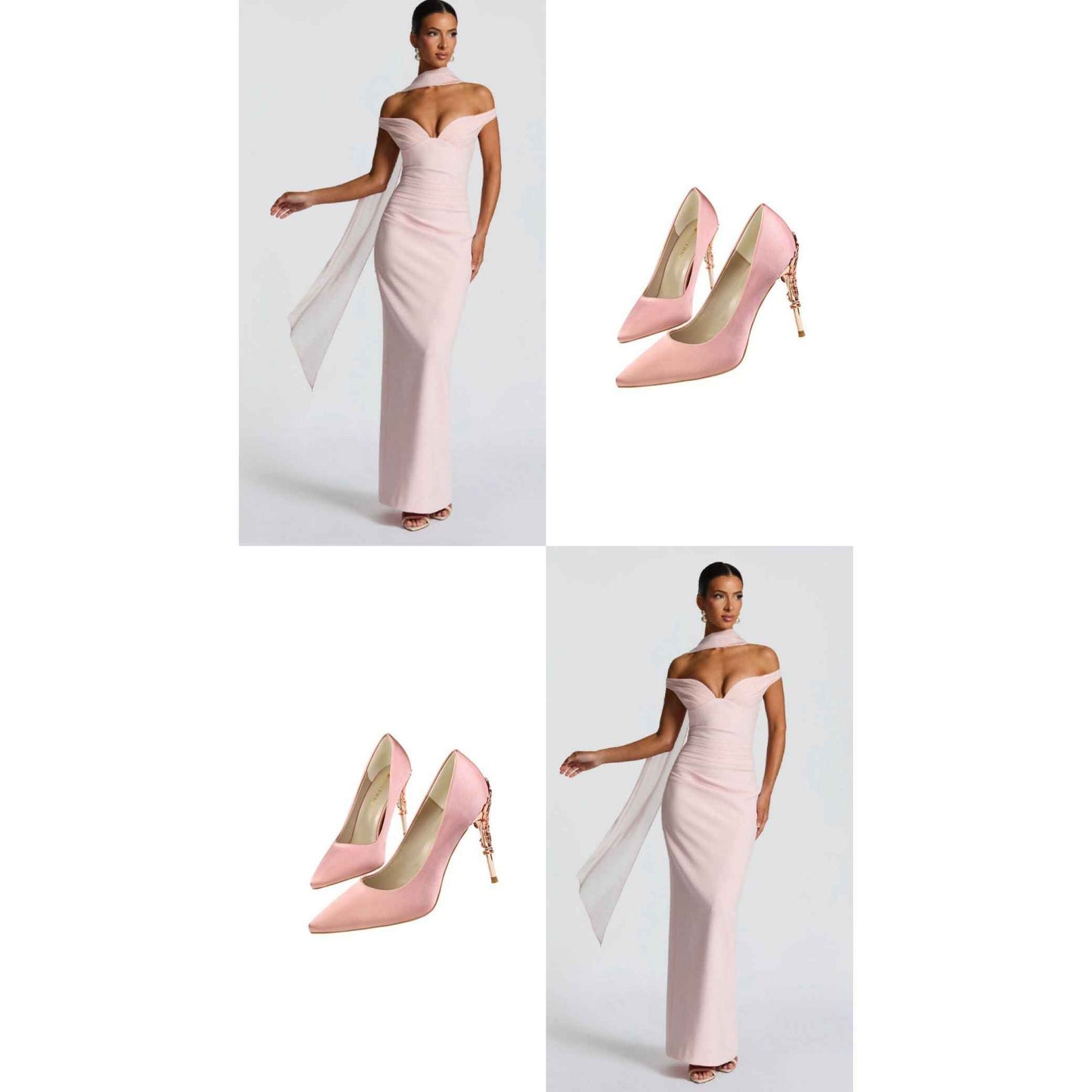 Look de Nuit Luxueux – Robe + Escarpins