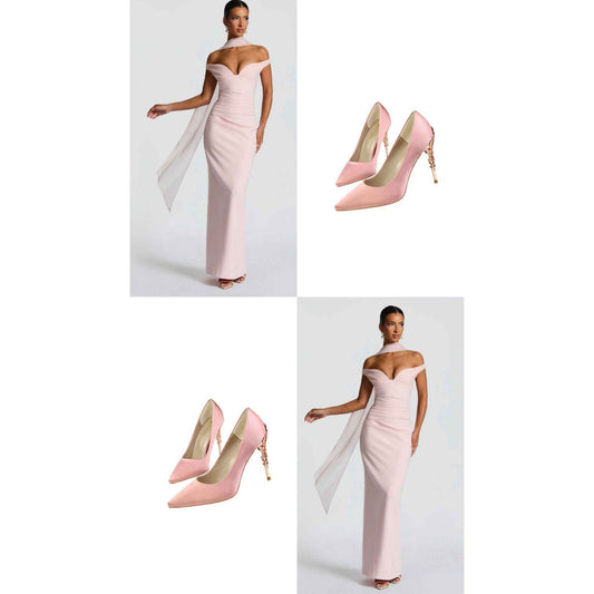 Look de Nuit Luxueux – Robe + Escarpins