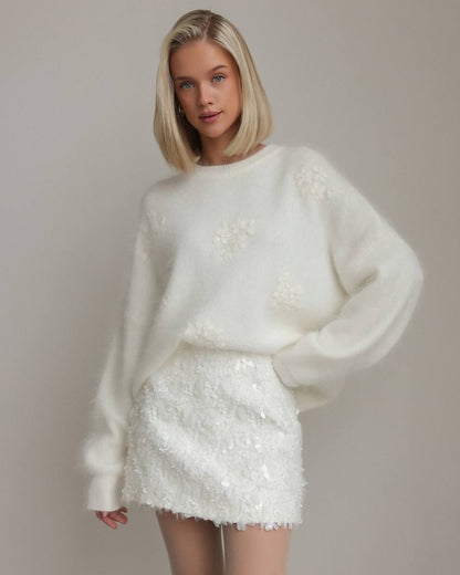 Mélina® | Pull Col Rond Douillet