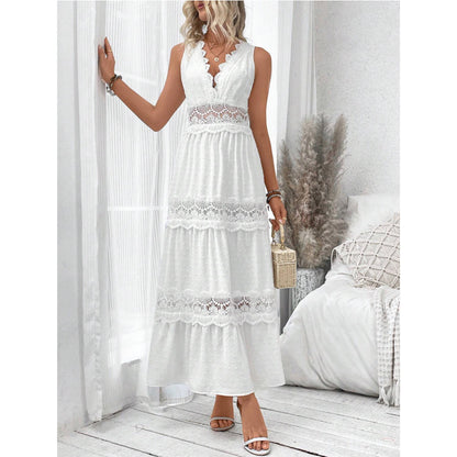 Myraline® | Robe Longue en Dentelle Style Bohème Chic