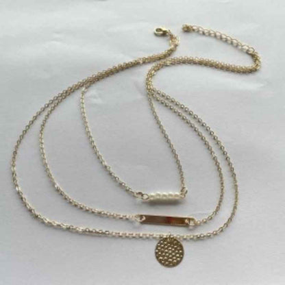 Fashion Trendy Short Clavicle Chain Simple Personality Wave Rose Gold Necklace