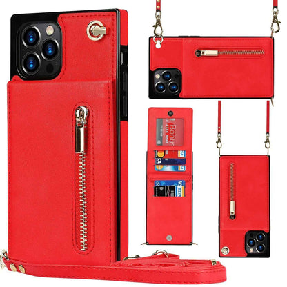Coque de Téléphone à Fermeture Éclair – Bandoulière Chic