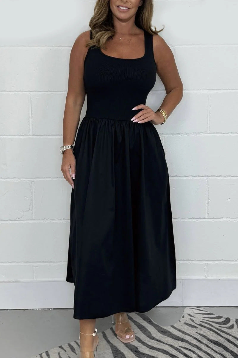 Valarène® | Robe Taille Cintrée Élégance Pure – Style Épuré
