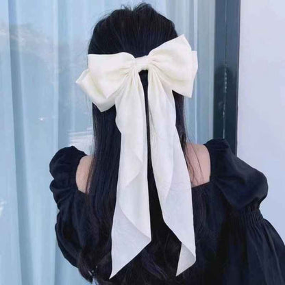 Big Bow Hairpin Red Headwear Women