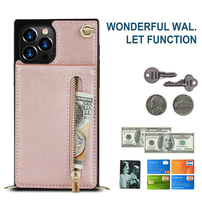Coque de Téléphone à Fermeture Éclair – Bandoulière Chic